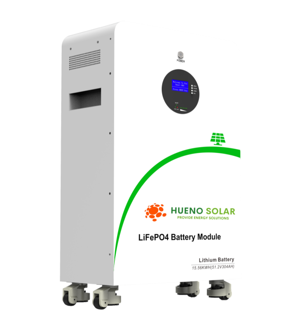 Backup Energy Storage for Solar – Smart Lithium-ion Battery Pack with BMS, Rack-Mounted with movable Wheels for Residential Power